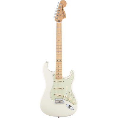Fender Deluxe Roadhouse Stratocaster - Olympic White Maple Fingerboard Noiseless