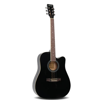 41 Steel-Stringed Acoustic Guitar - Black